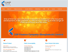 Tablet Screenshot of gspfinance.com